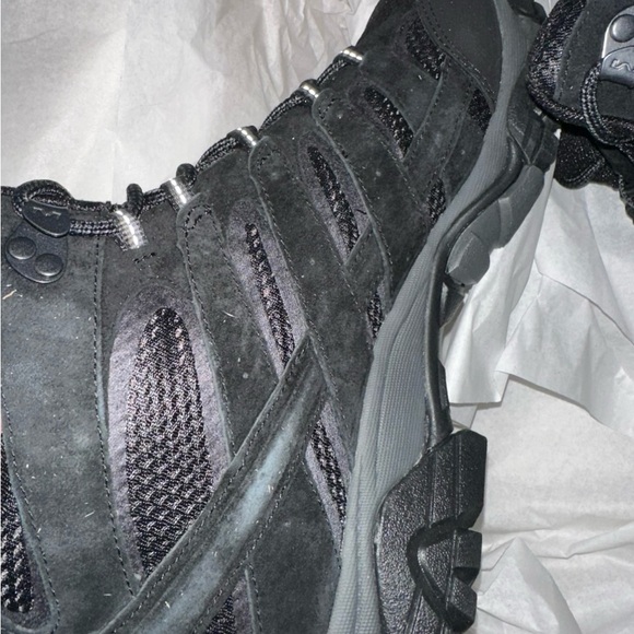 MOAB 2 VENT MID Merrell Men's Black Gray Athletic Shoes black night size 12 NEW - Picture 3 of 4